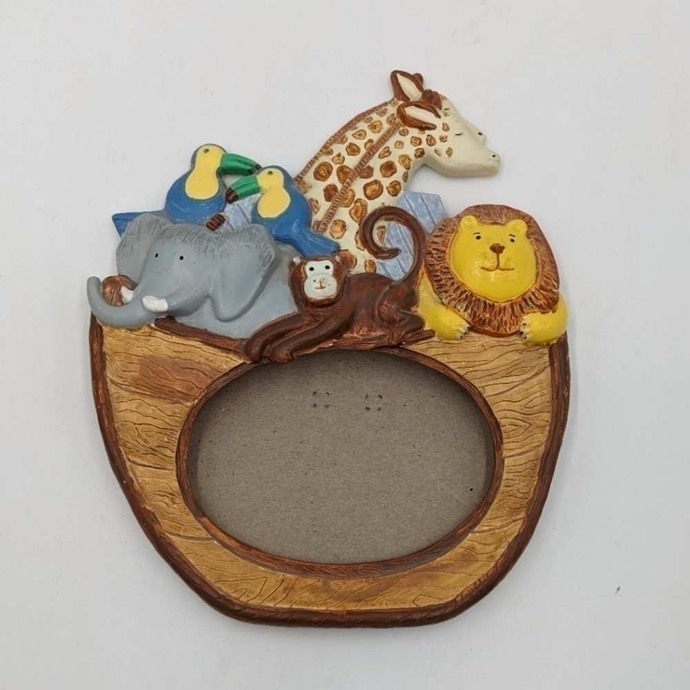 Papel Noah's Arc Animal Picture Frame Nursery Religious
